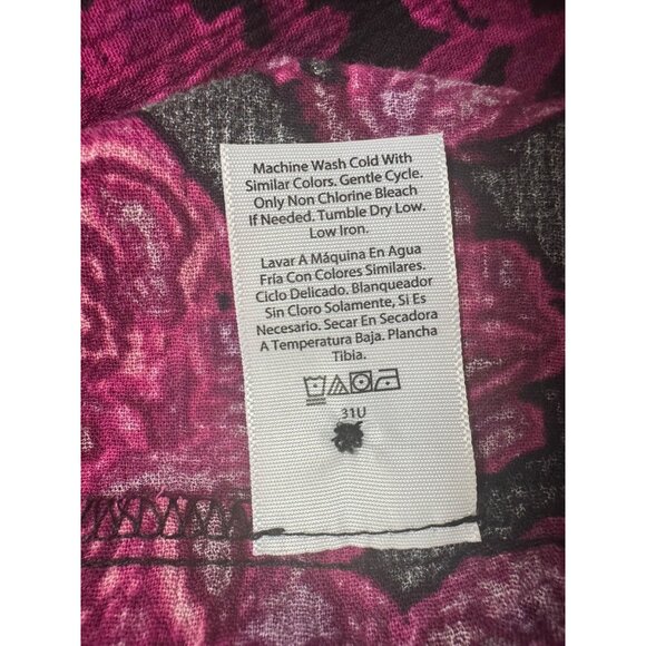 Size‎ 2X 20W-22W New Floral Print Smocked Cotton Peasant Dress Pockets Boho Plus - Picture 12 of 12